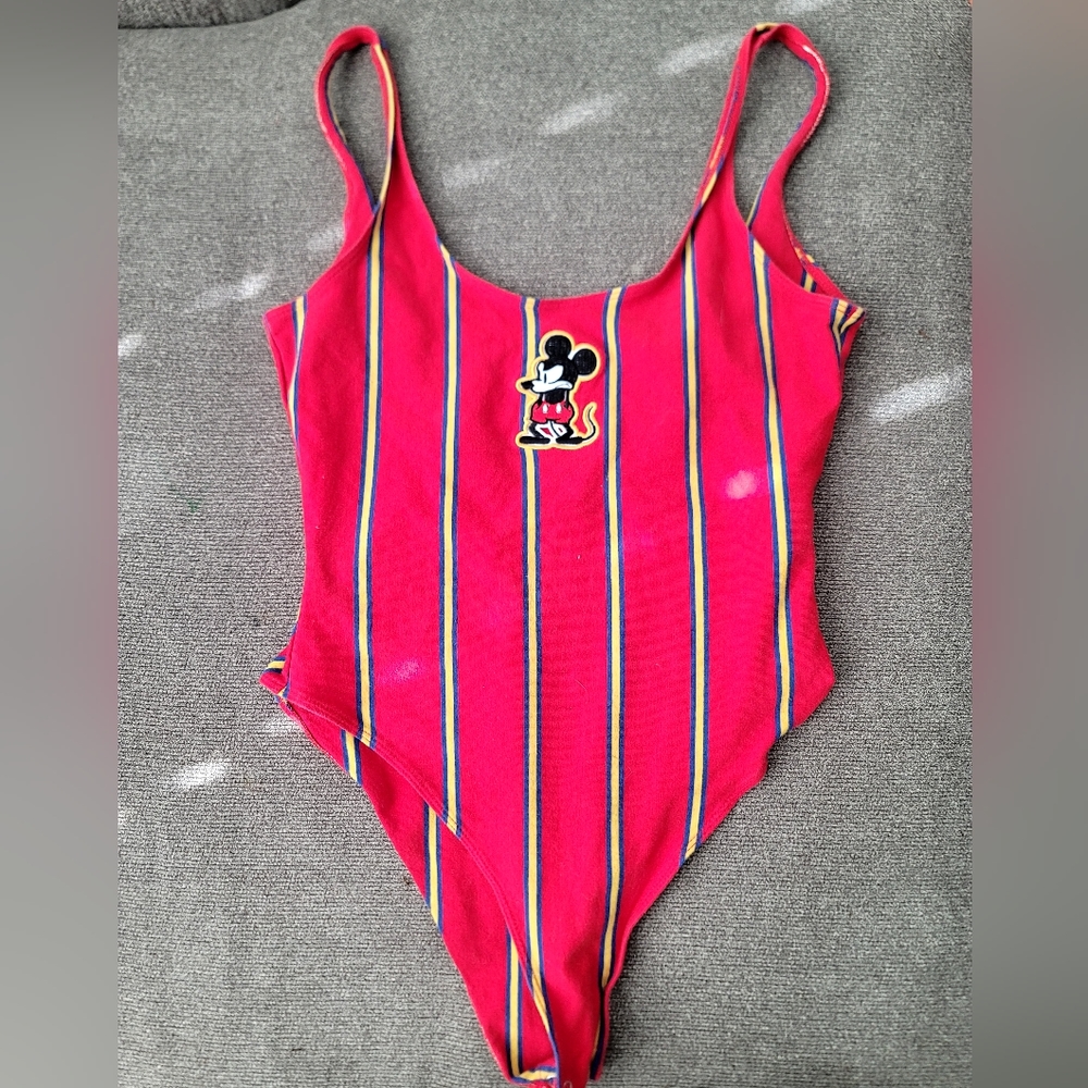 Forever 21 Mickey Collection Unitard shirt